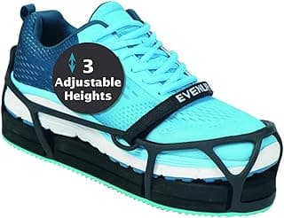 EVENup - Shoe Lift for Walking Boot I Adult Size Medium I Shoe Balancer for Use with Fracture Boots or Leg Length Discrepancy I 3 Adjustabl...