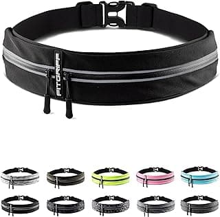 Fitgriff® Running Belt for Men & Women - Secure Jogging Pouch for Phone, Keys & Essentials - For All Cell Phones